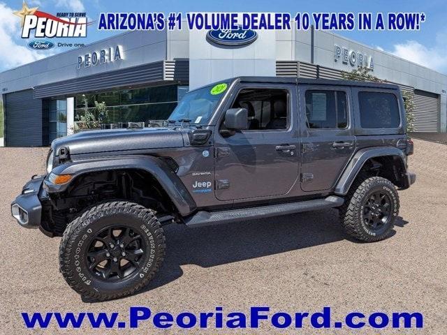 used 2021 Jeep Wrangler Unlimited 4xe car, priced at $35,688