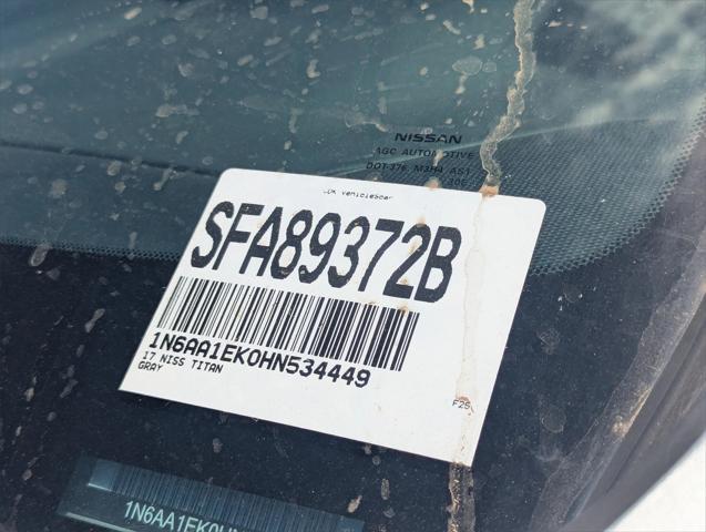 used 2017 Nissan Titan car, priced at $16,881