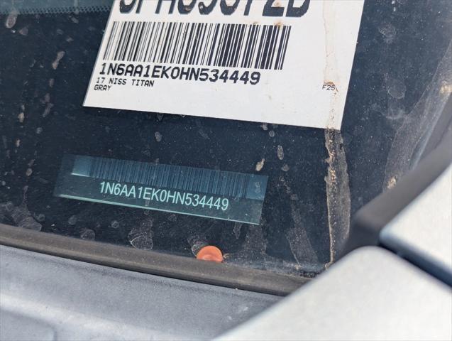 used 2017 Nissan Titan car, priced at $16,881
