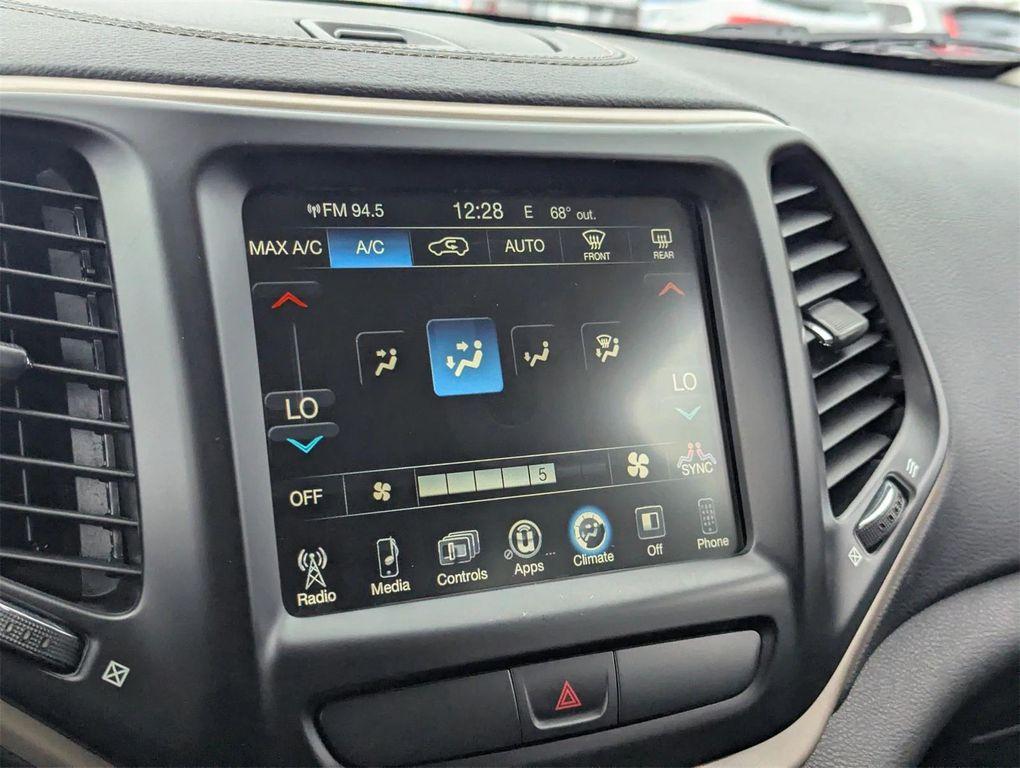 used 2017 Jeep Cherokee car, priced at $10,569