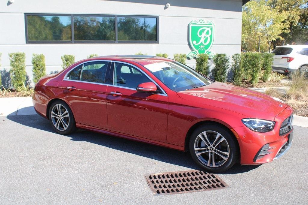 used 2021 Mercedes-Benz E-Class car, priced at $40,988