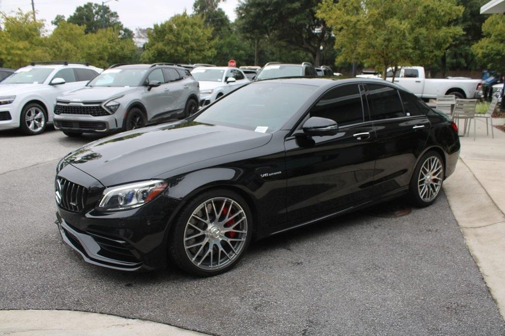 used 2021 Mercedes-Benz AMG C 63 car, priced at $71,988