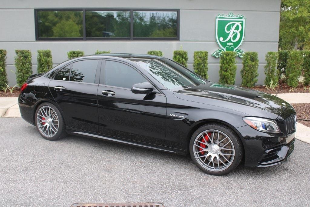 used 2021 Mercedes-Benz AMG C 63 car, priced at $71,988