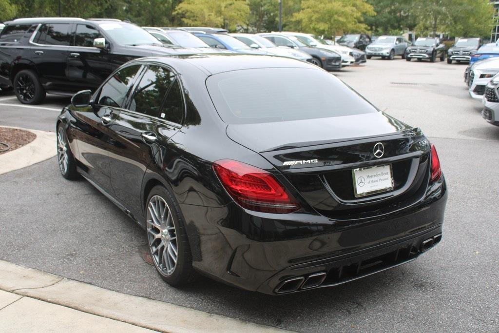 used 2021 Mercedes-Benz AMG C 63 car, priced at $71,988