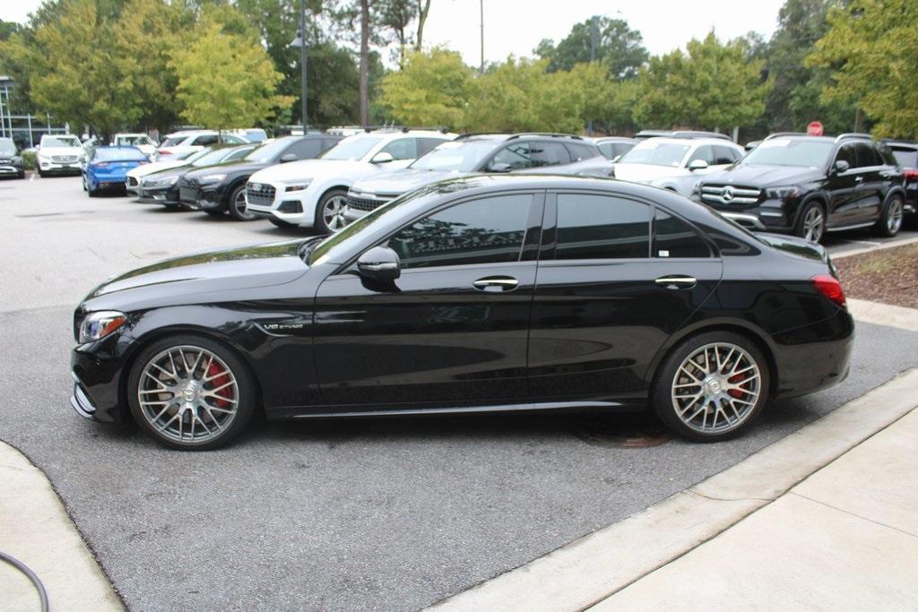 used 2021 Mercedes-Benz AMG C 63 car, priced at $71,988