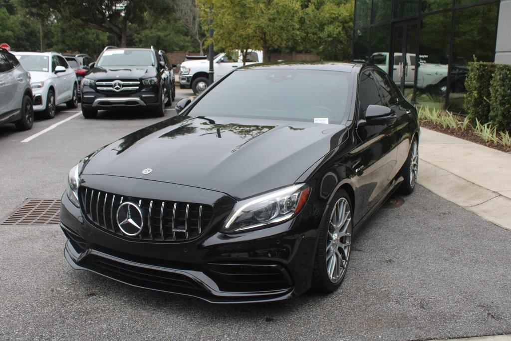 used 2021 Mercedes-Benz AMG C 63 car, priced at $71,988