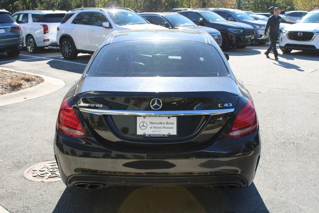 used 2017 Mercedes-Benz AMG C 43 car, priced at $19,988