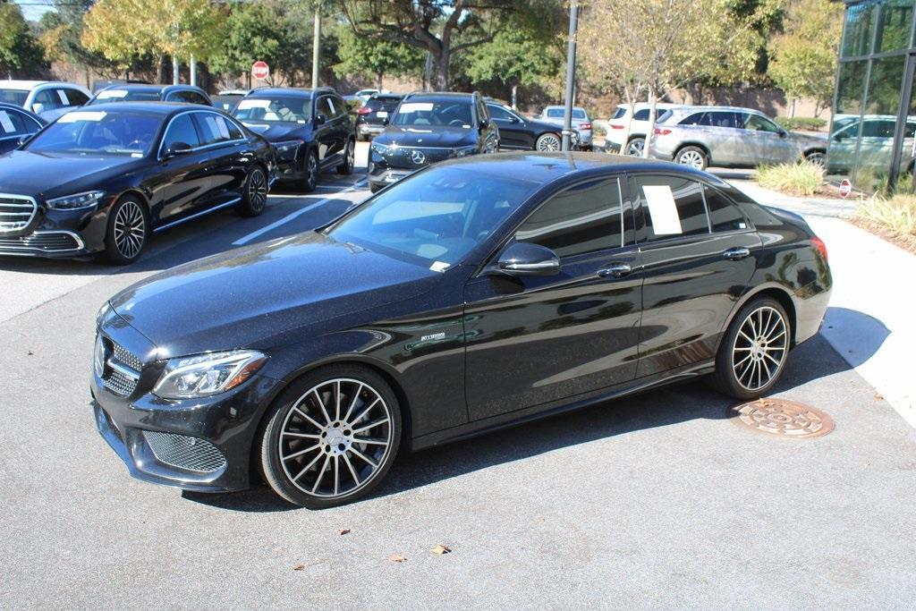 used 2017 Mercedes-Benz AMG C 43 car, priced at $19,988