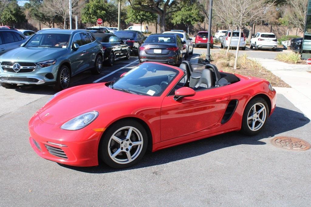 used 2018 Porsche 718 Boxster car, priced at $46,988