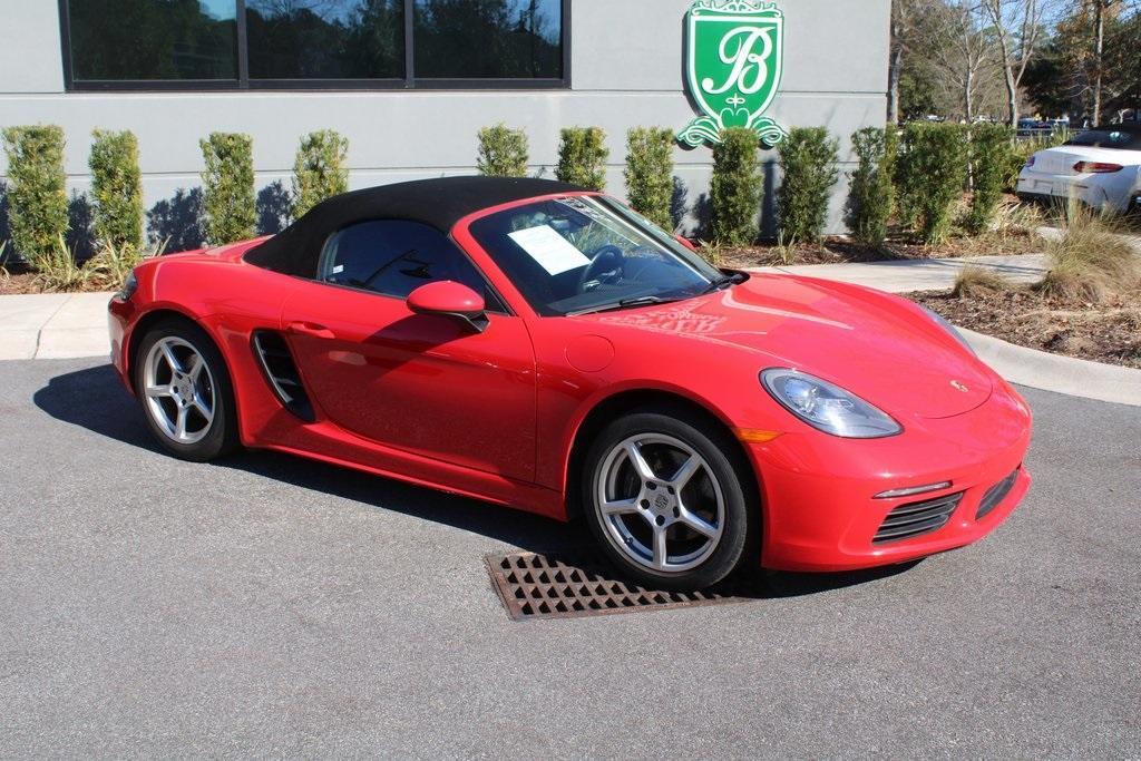 used 2018 Porsche 718 Boxster car, priced at $46,988