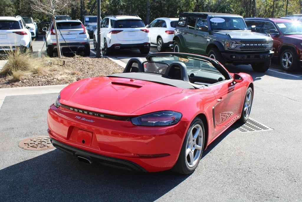 used 2018 Porsche 718 Boxster car, priced at $46,988