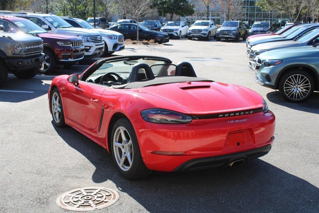 used 2018 Porsche 718 Boxster car, priced at $46,988