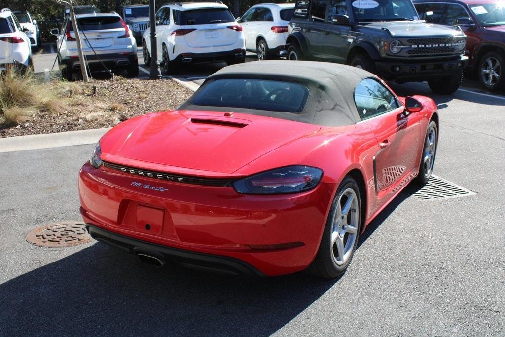 used 2018 Porsche 718 Boxster car, priced at $46,988