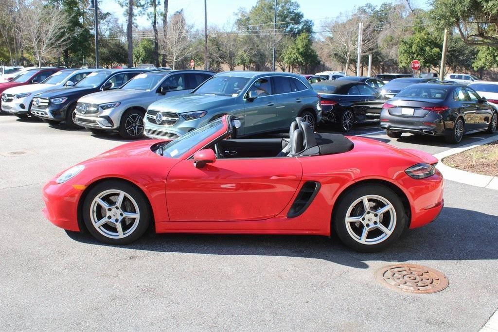 used 2018 Porsche 718 Boxster car, priced at $46,988