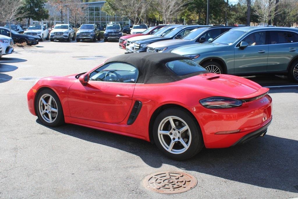 used 2018 Porsche 718 Boxster car, priced at $46,988