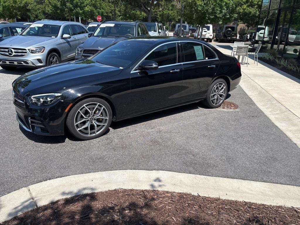 used 2022 Mercedes-Benz E-Class car, priced at $55,988
