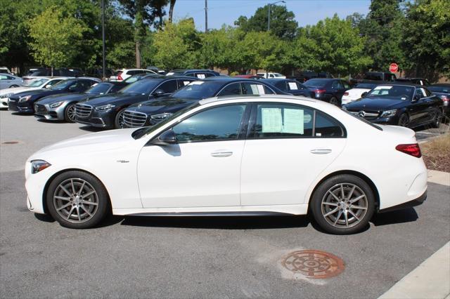 used 2023 Mercedes-Benz AMG C 43 car, priced at $53,997