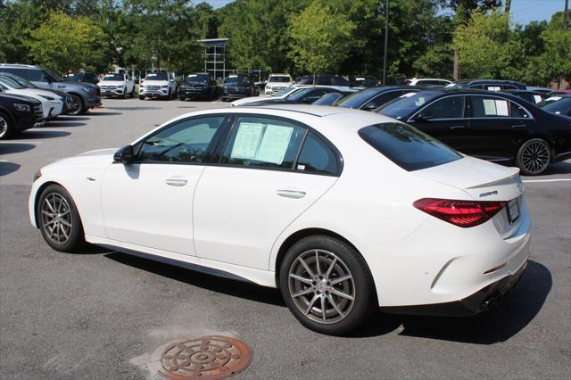 used 2023 Mercedes-Benz AMG C 43 car, priced at $53,997