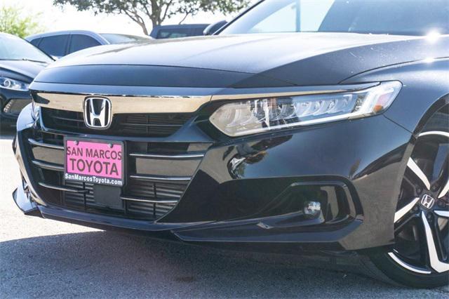 used 2021 Honda Accord car, priced at $24,494