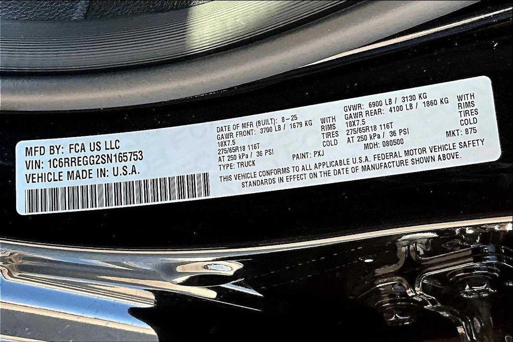 new 2025 Ram 1500 car, priced at $39,633
