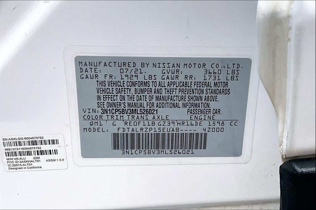 used 2021 Nissan Kicks car, priced at $13,481