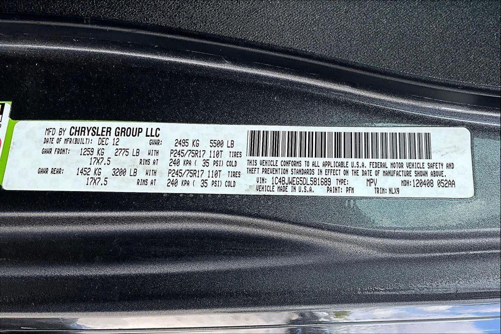 used 2013 Jeep Wrangler Unlimited car