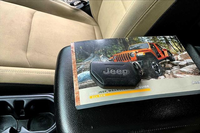 used 2018 Jeep Wrangler Unlimited car, priced at $23,472
