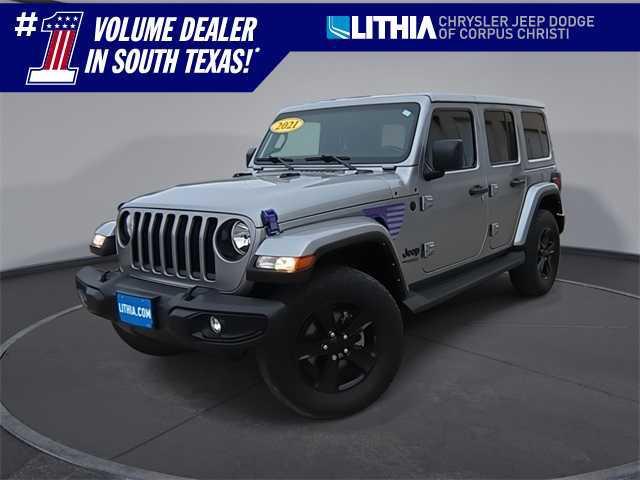 used 2021 Jeep Wrangler Unlimited car, priced at $36,492