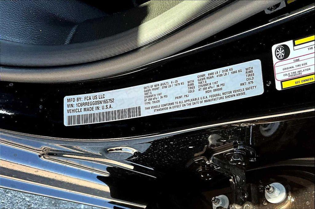 new 2025 Ram 1500 car, priced at $39,633