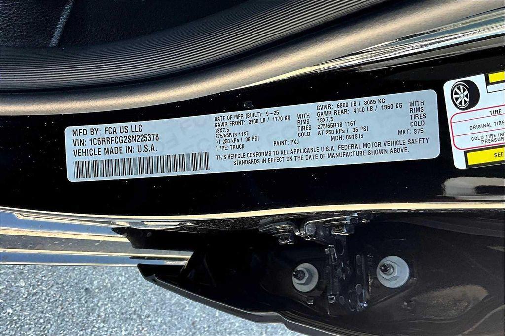 new 2025 Ram 1500 car, priced at $40,806