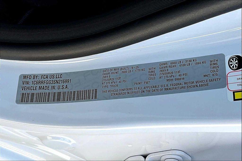 new 2025 Ram 1500 car, priced at $48,448