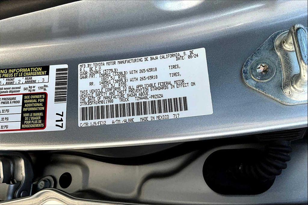 used 2024 Toyota Tacoma car, priced at $40,033