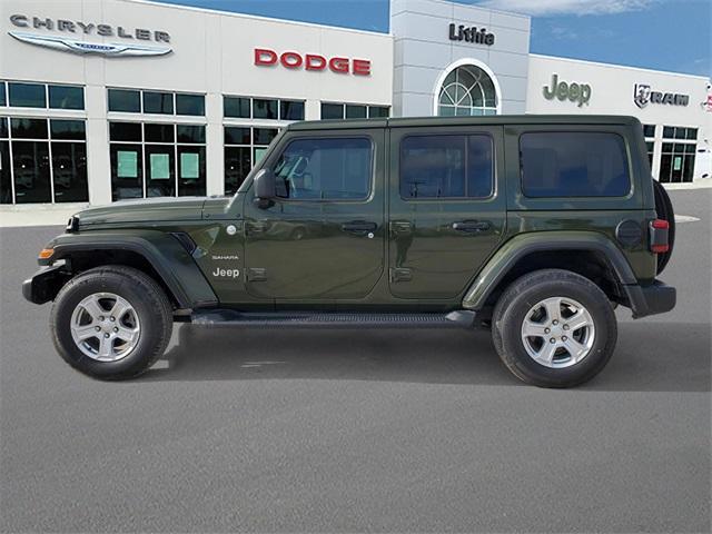 used 2021 Jeep Wrangler Unlimited car, priced at $46,382