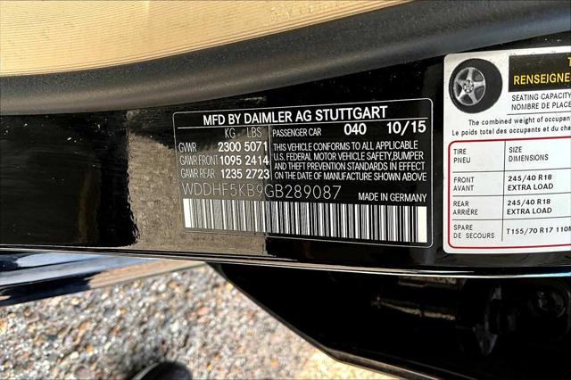 used 2016 Mercedes-Benz E-Class car, priced at $16,087