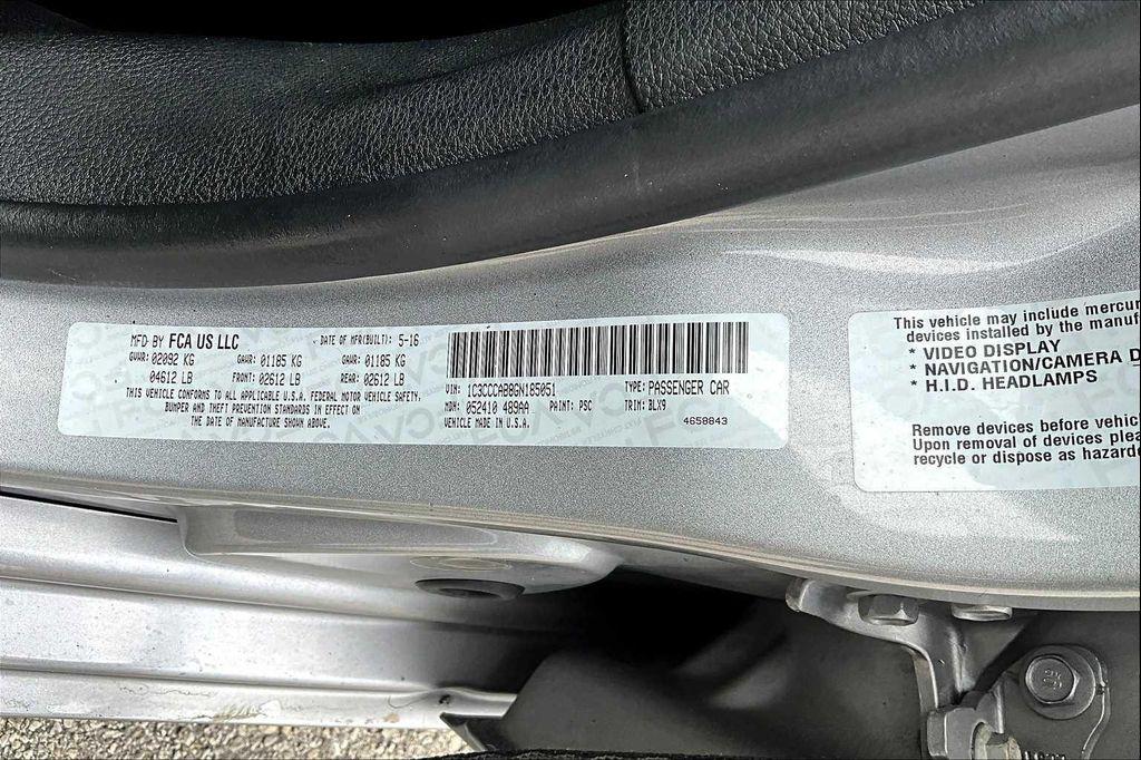 used 2016 Chrysler 200 car, priced at $9,029