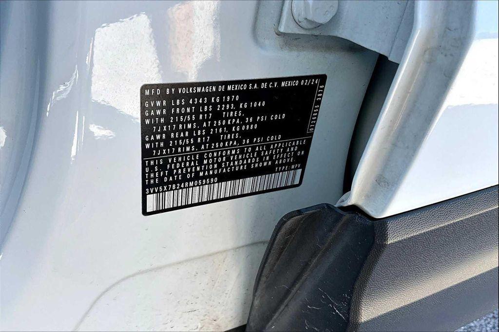 used 2024 Volkswagen Taos car, priced at $19,801
