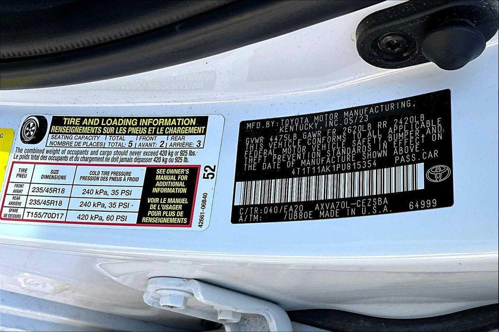 used 2023 Toyota Camry car, priced at $27,132