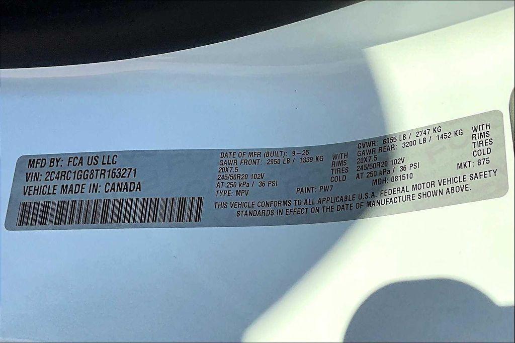 new 2026 Chrysler Pacifica car, priced at $50,112