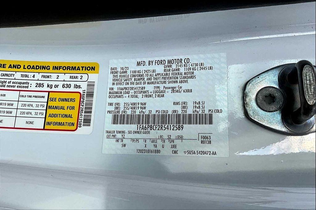 used 2024 Ford Mustang car, priced at $43,783
