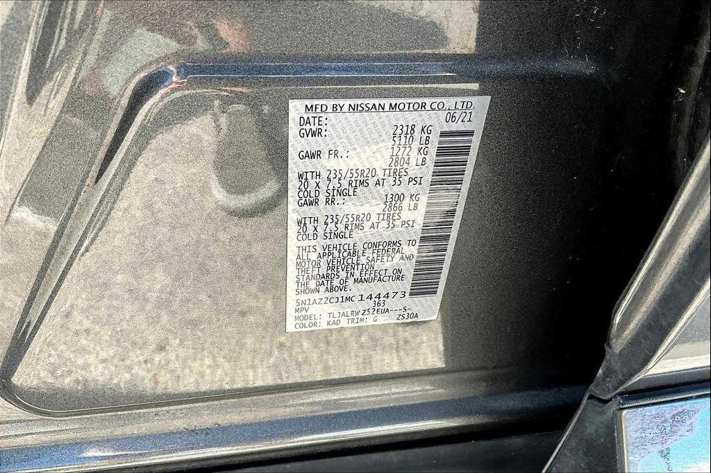 used 2021 Nissan Murano car, priced at $22,539