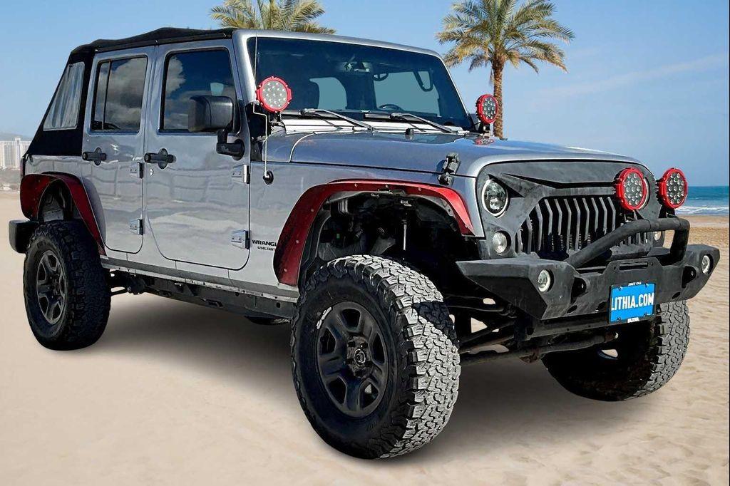 used 2015 Jeep Wrangler Unlimited car, priced at $14,998