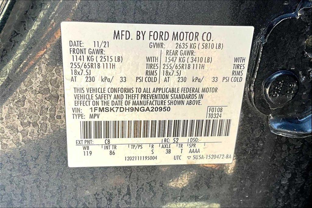 used 2022 Ford Explorer car, priced at $28,129
