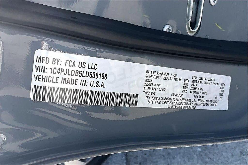 used 2020 Jeep Cherokee car, priced at $15,286