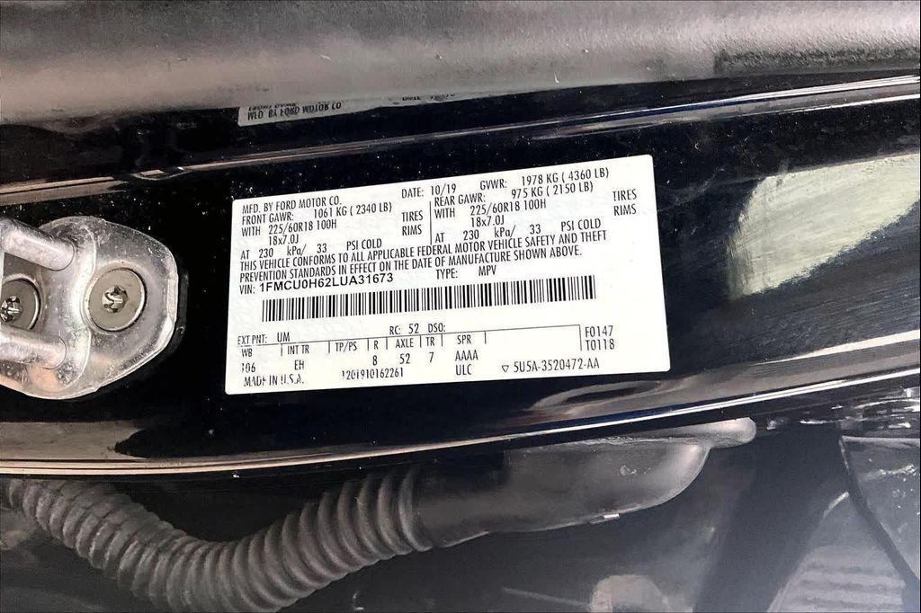 used 2020 Ford Escape car, priced at $14,363