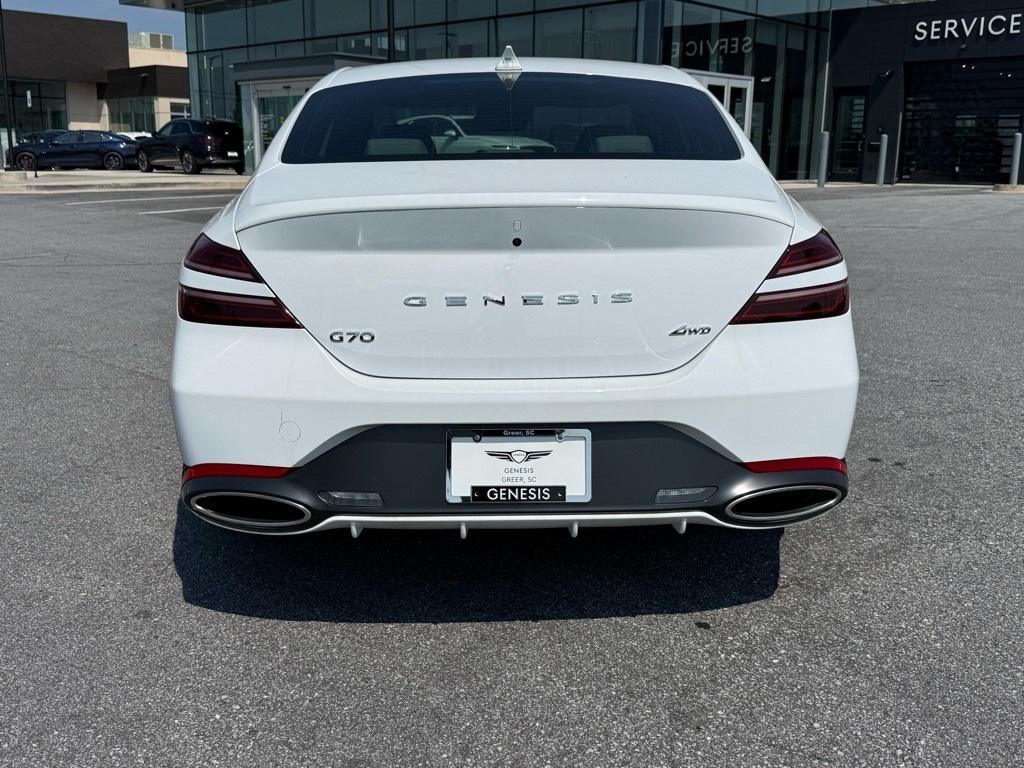 new 2025 Genesis G70 car, priced at $43,856