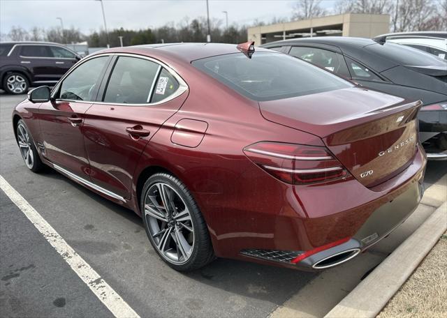 new 2024 Genesis G70 car, priced at $56,625