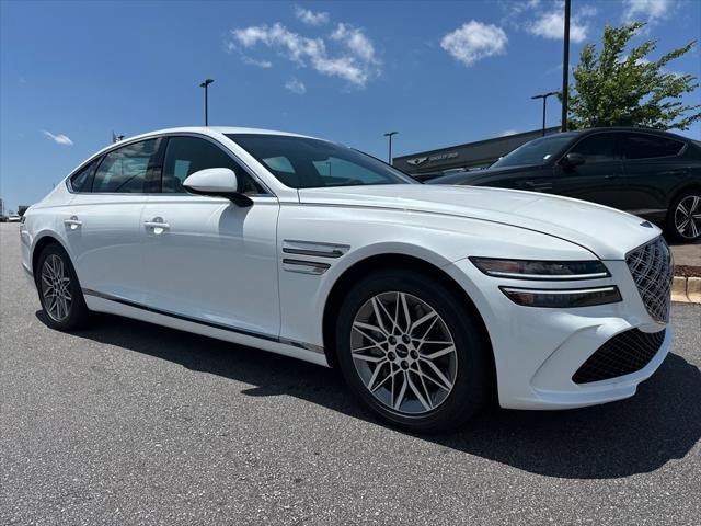 new 2025 Genesis G80 car, priced at $59,555
