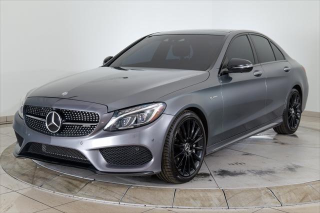 used 2017 Mercedes-Benz AMG C 43 car, priced at $25,495