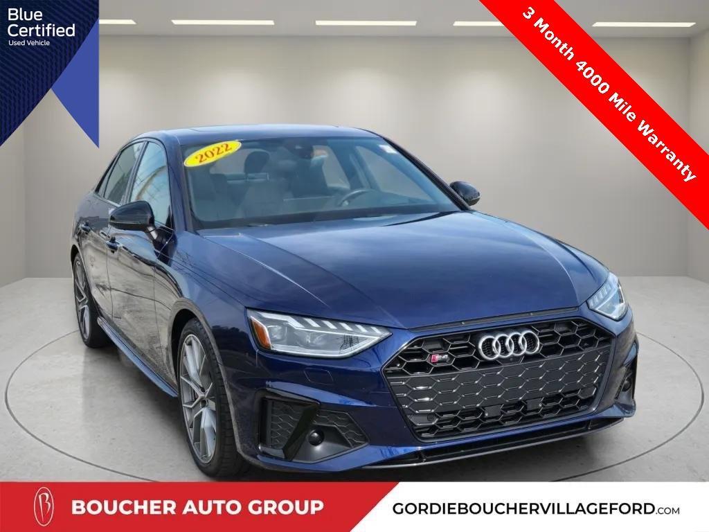 used 2022 Audi S4 car, priced at $41,900