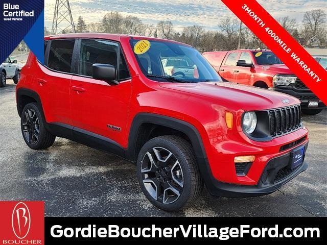 used 2021 Jeep Renegade car, priced at $18,650